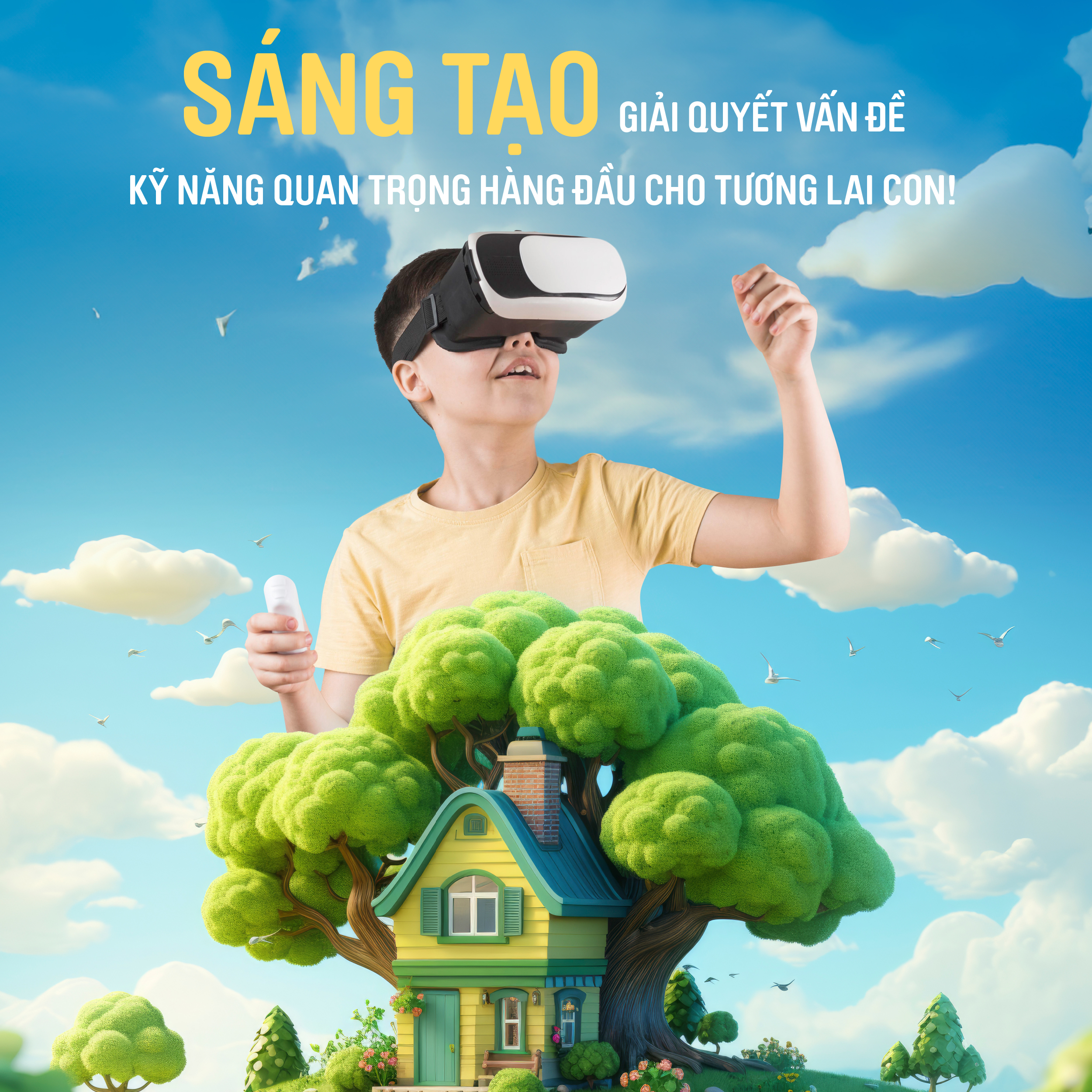 SÁNG TẠO GIẢI QUYẾT VẤN ĐỀ - KỸ NĂNG QUAN TRỌNG HÀNG ĐẦU CHO TƯƠNG LAI CON!