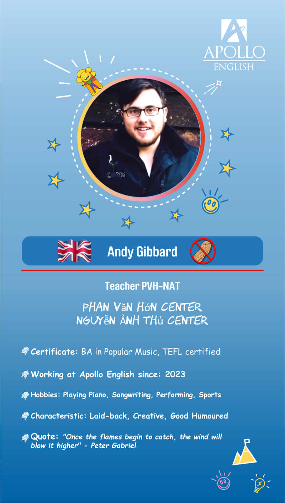 Giáo viên Andy Gibbard