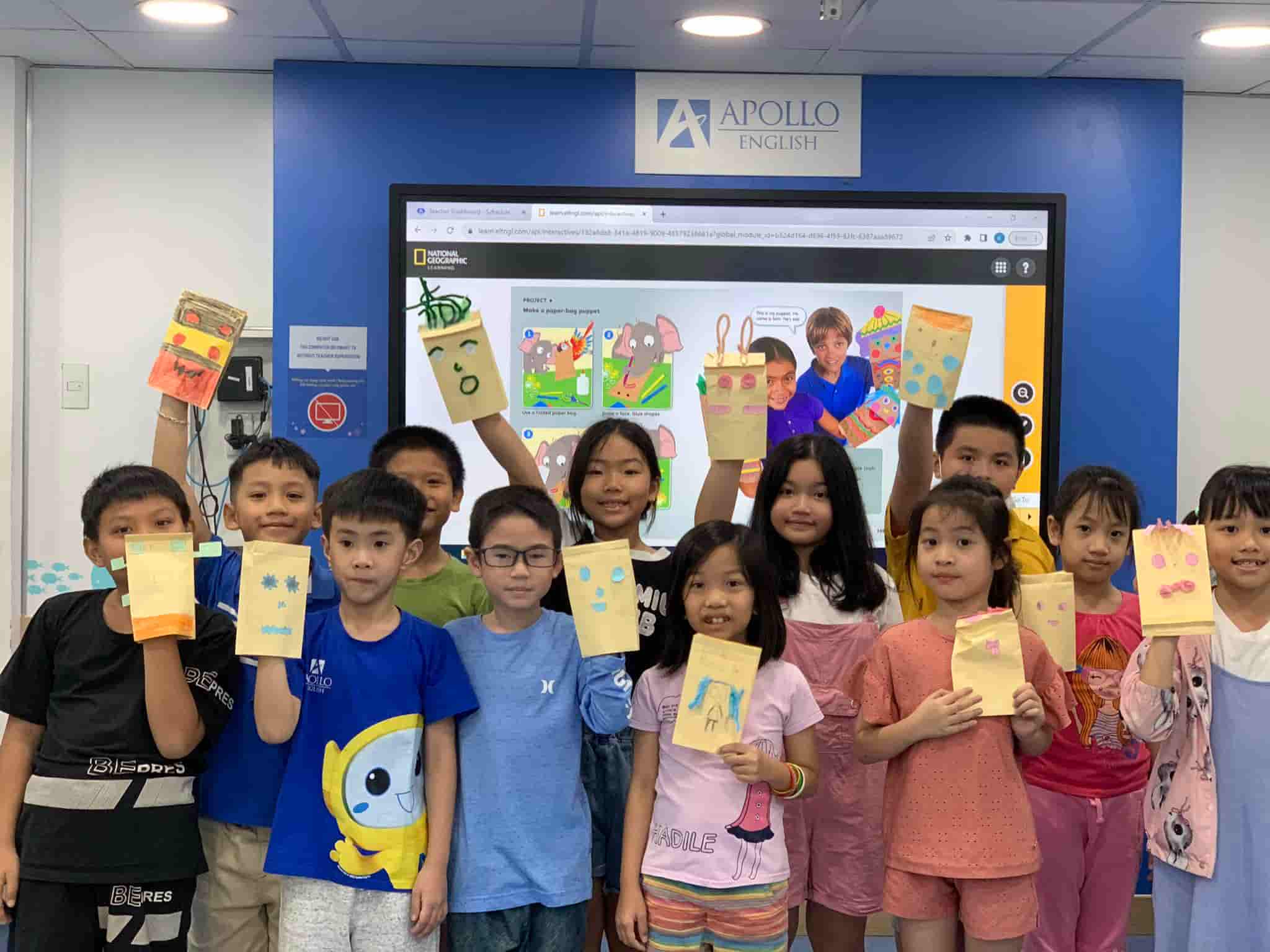 Lớp học tại trung tâm tiếng Anh Apollo English Lê Quang Định 