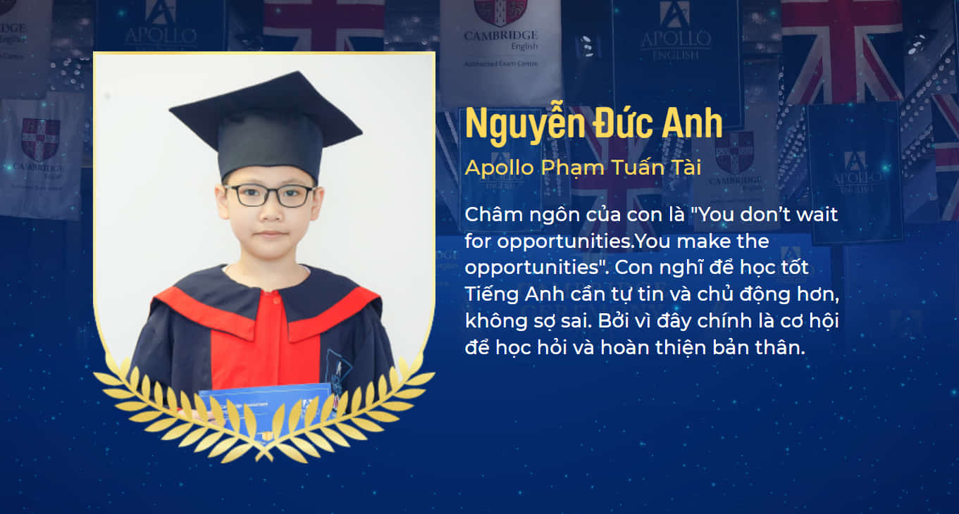 Apollo English giúp bé tự tin, chủ động hơn khi học tập