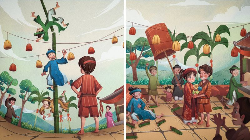 Truyện tiếng Anh cho bé: Cây tre trăm đốt